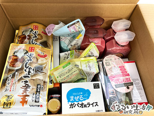 オタメシ（Otameshi）3周年記念「食品詰め合わせセットA（3,900円）」の中身ネタバレ